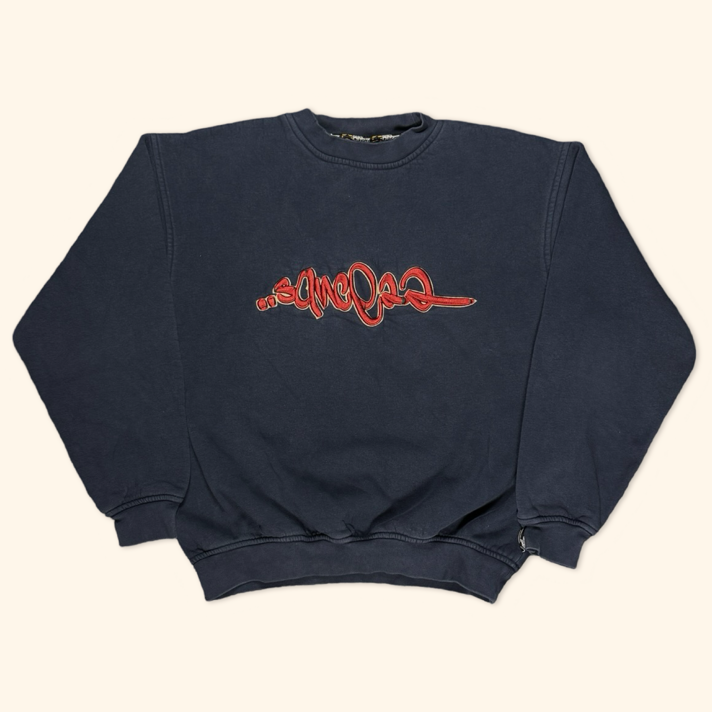 Sancezz Vintage 2000s Ultra Heavy Cotton Graffiti Sweater (S)