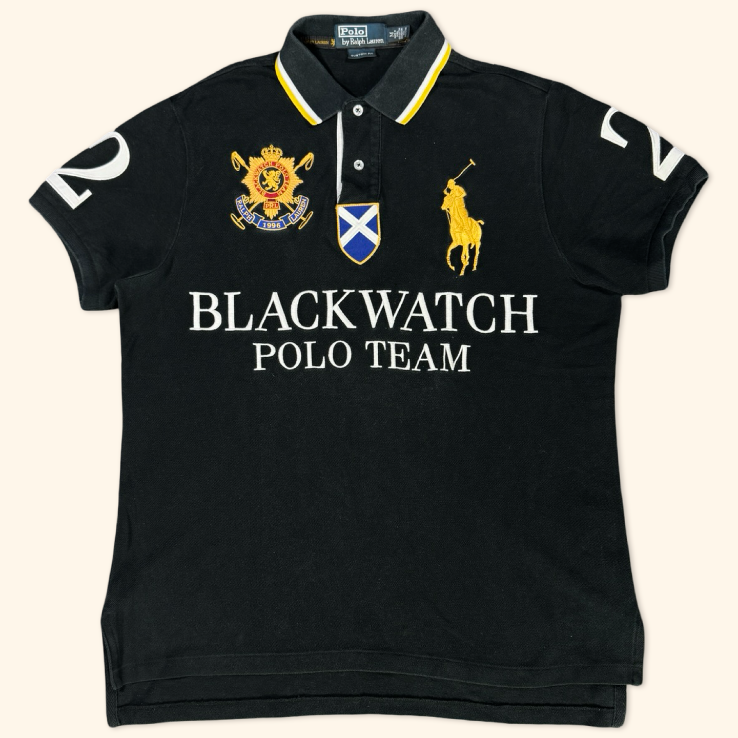 Ralph Lauren 2000s Black Watch Big Polo T-Shirt (M/L)