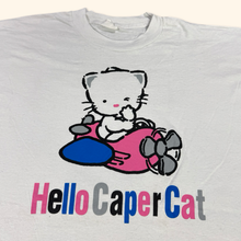 Load image into Gallery viewer, Hello Caper Cat Vintage 1990s Single Stitch T-Shirt (XL)

