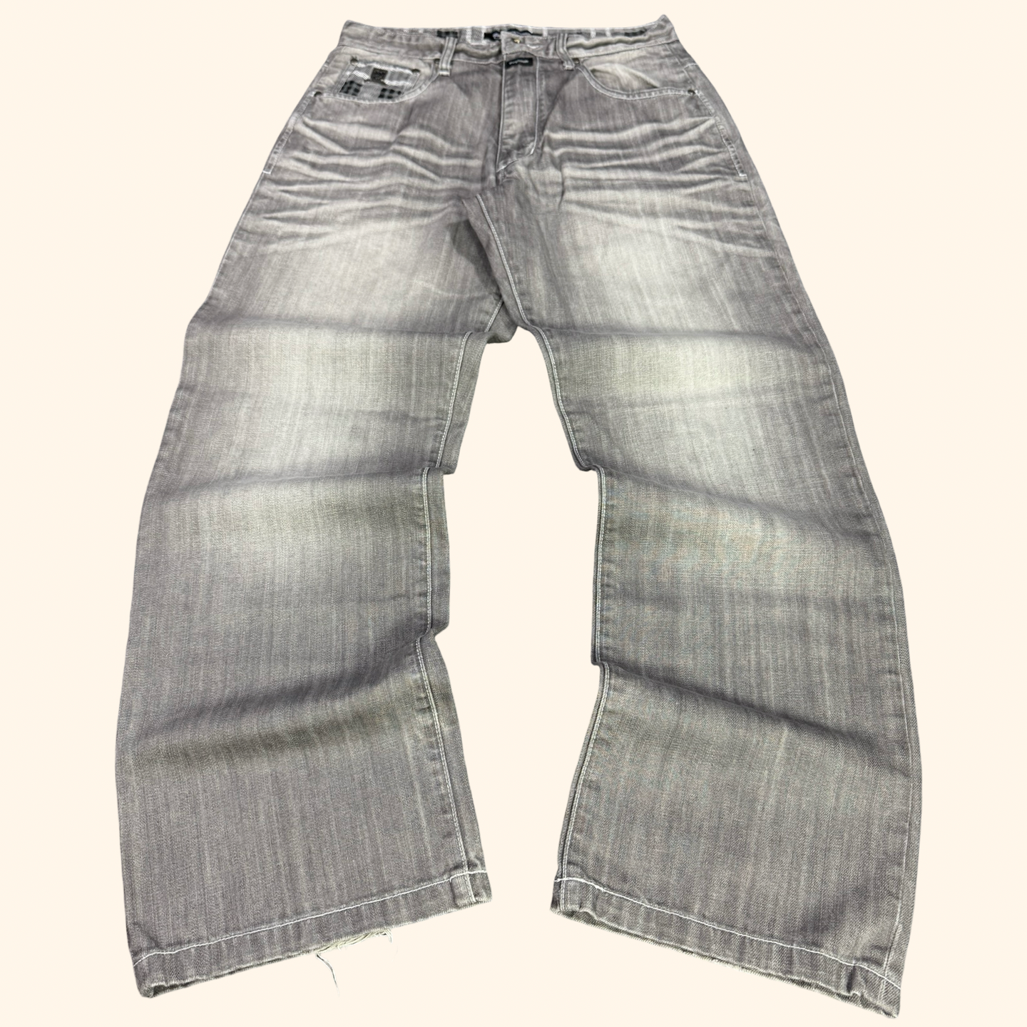 Wrung 2000s Baggy Jeans (M/L)