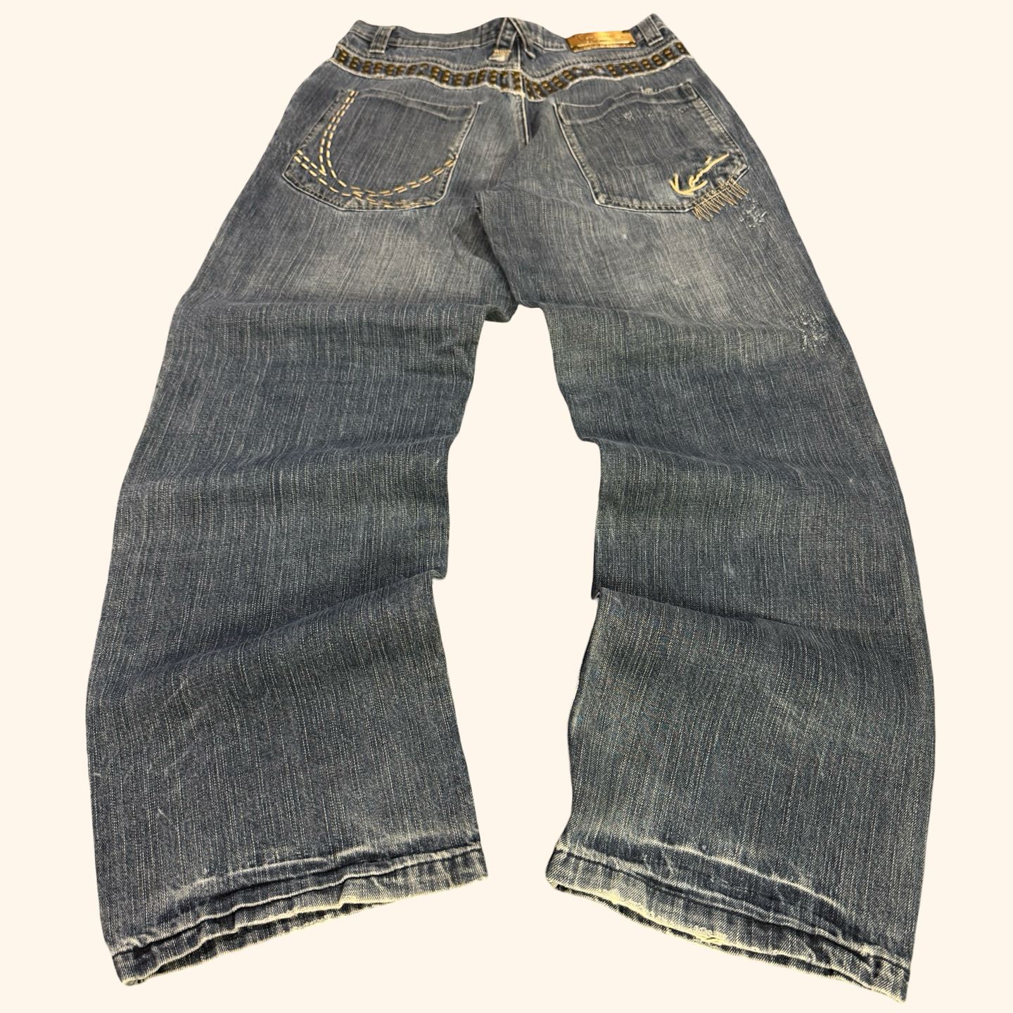 Karl Kani Vintage 2000s Rivets Baggy Jeans (L)