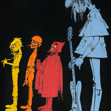 Lade das Bild in den Galerie-Viewer, Gorillaz 2010 Gildan Heavy Cotton Band T-Shirt (M)
