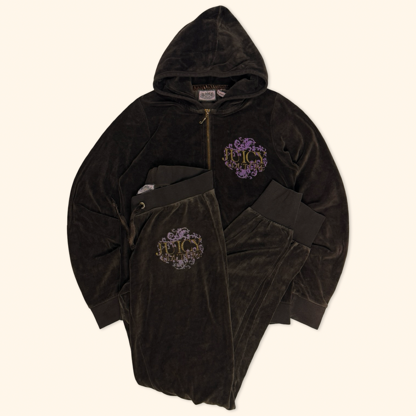 Juice Culture Vintage 2000s Ladies Track Suit (L)
