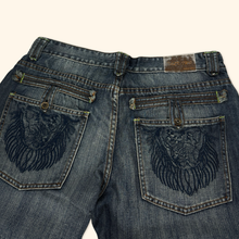 Lade das Bild in den Galerie-Viewer, Take Two 2000s Embroidred Straight Leg Jeans (L/XL)

