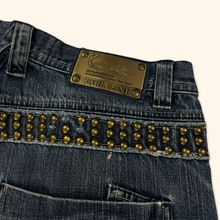 Load image into Gallery viewer, Karl Kani Vintage 2000s Heavy Rivets Baggy Jeans (L)
