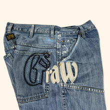 Load image into Gallery viewer, G-Star Spell Out Straight Leg Bootcut Jeans (M/L)
