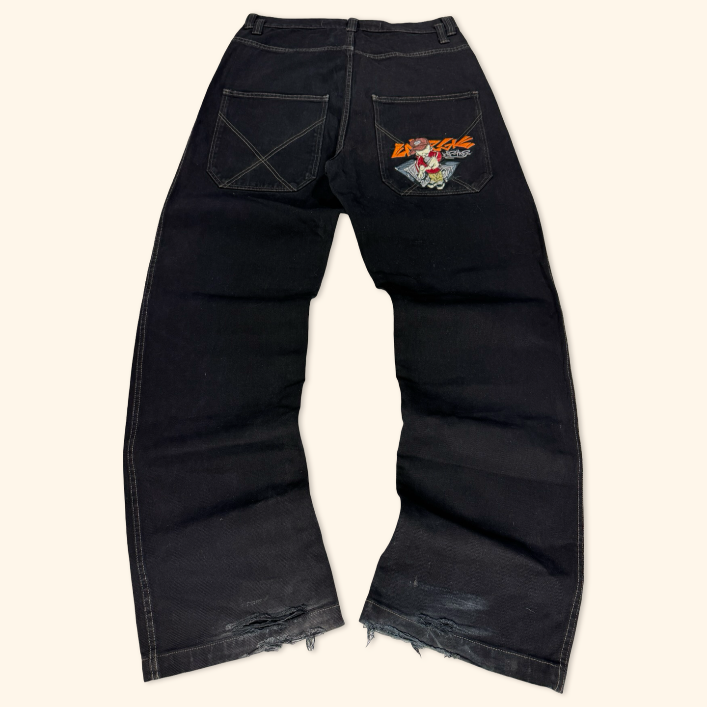 Energie 2000s Hip Hop Beats Baggy Jeans (L)