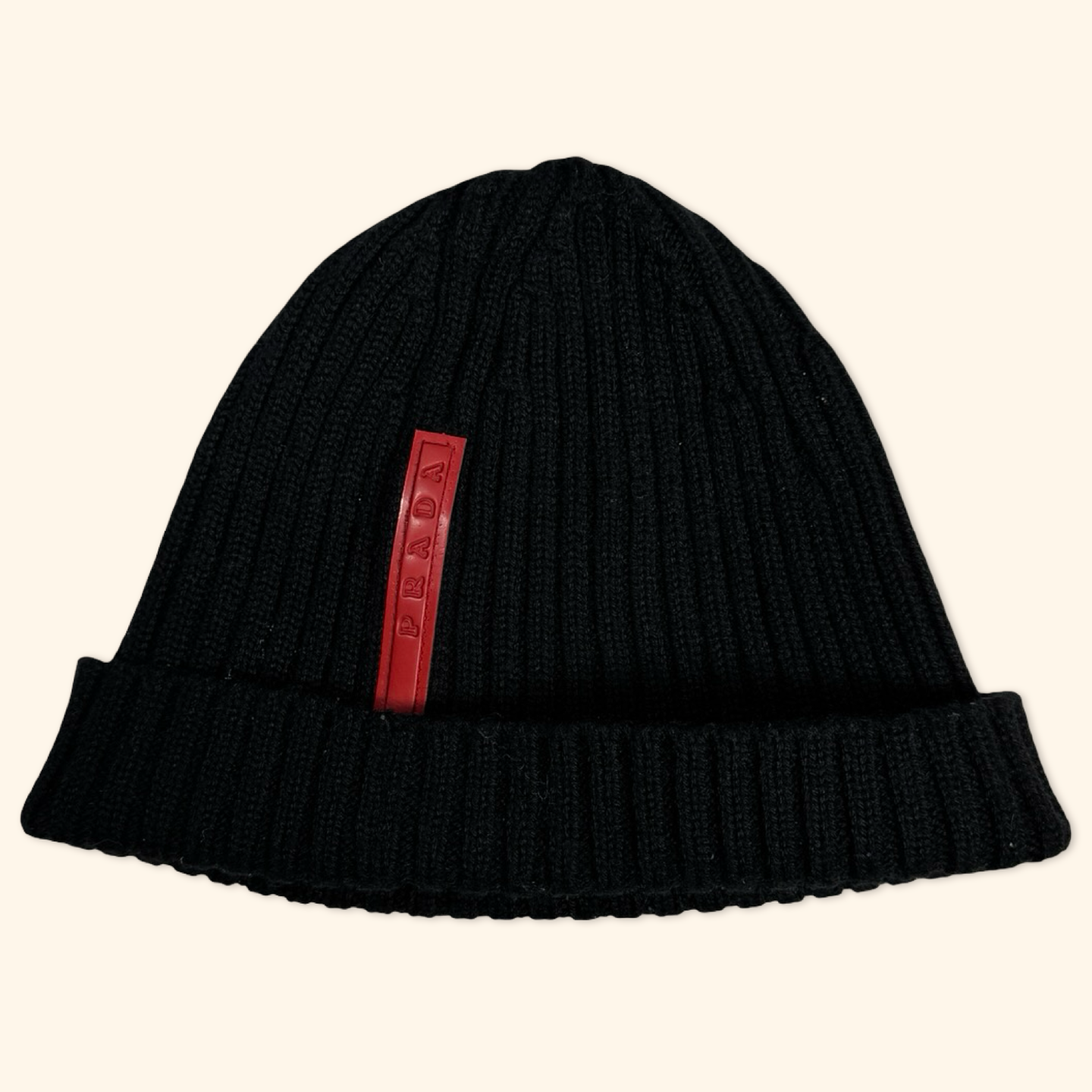 Prada 2000s Knit Beanie (M)