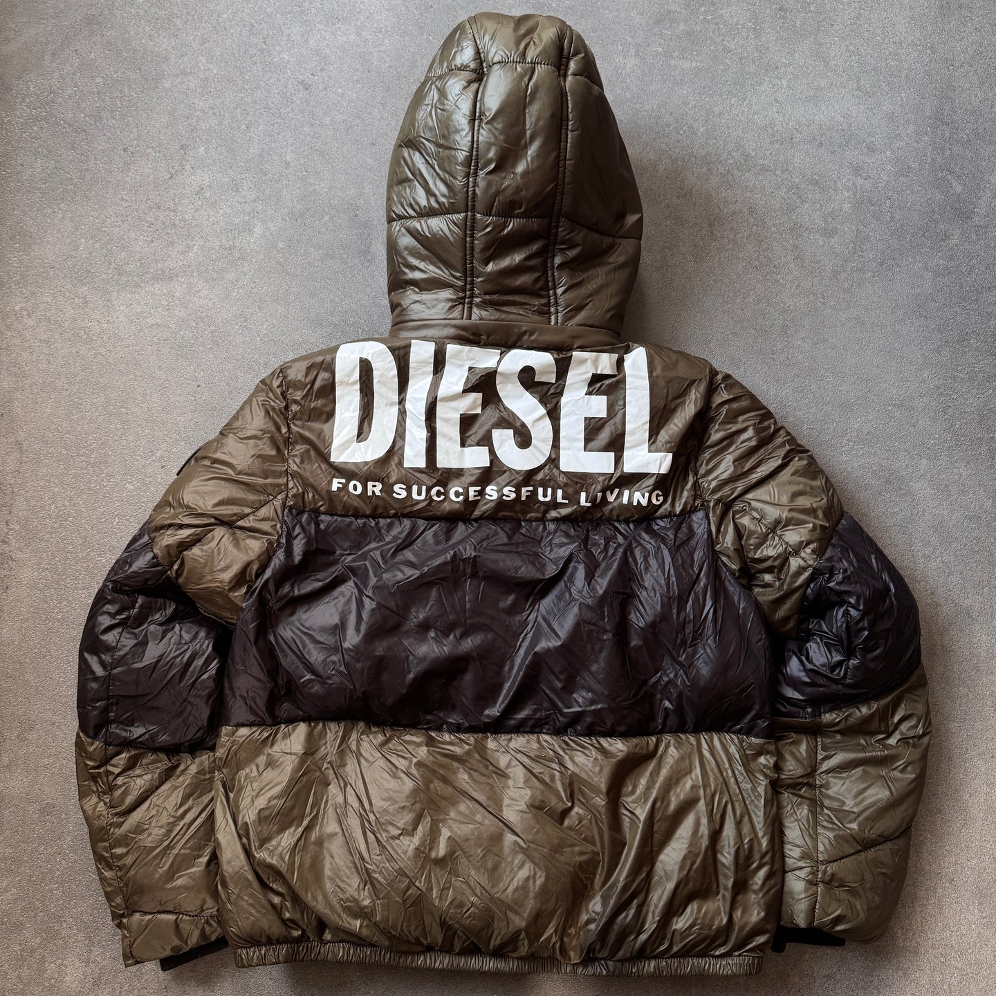 Diesel Spell Out Nylon Jacket (XS)