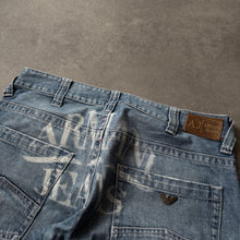 Load image into Gallery viewer, Armani Printed 2000s Straight Leg Jeans (S/M)

