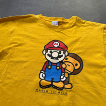 Lade das Bild in den Galerie-Viewer, Bape Baby Milo Nintendo Mario 2000s Heavy Cotton T-Shirt (S)

