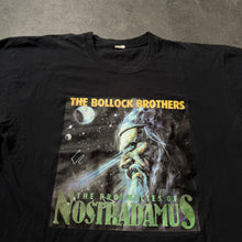 Lade das Bild in den Galerie-Viewer, The Bollock Brothers 90s "The Prophecies of Nostradamus" British Rockband T-Shirt (L)
