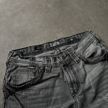 Load image into Gallery viewer, Afflicition Black Label Double Layer Jeans (M/L)
