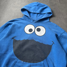 Lade das Bild in den Galerie-Viewer, Cookie Monster Early 2010s Faded Hoodie (S)
