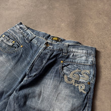 Lade das Bild in den Galerie-Viewer, G-Star 2000s Spell Out Leg Jeans (M/L)
