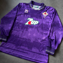 Lade das Bild in den Galerie-Viewer, AC Florenz Fiorentina Uhlsport 7Up Vintage 1993 Jersey (L)
