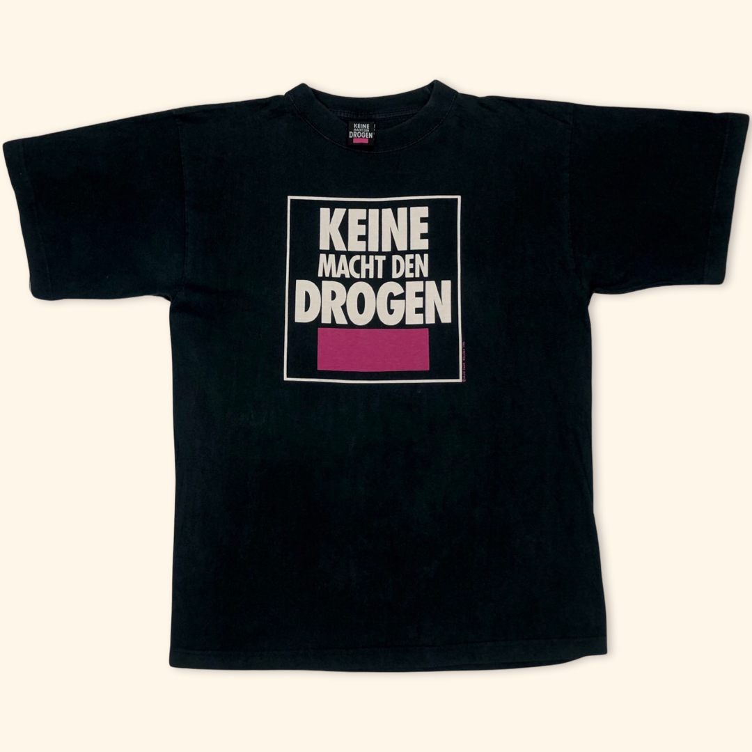 Keine Macht Den Drogen 1994 Vintage T-Shirt (M)