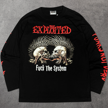 Load image into Gallery viewer, The Exploited Vintage 1990s Punk Not Dead Band Single Stitch Sleeve (L)
