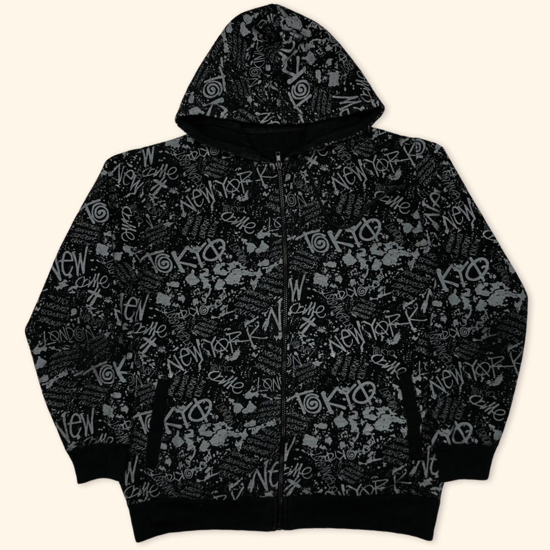 All Over Printed Zipper (L)