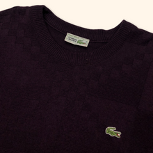 Lade das Bild in den Galerie-Viewer, Lacoste Purple Vintage Knit Sweater (XL)
