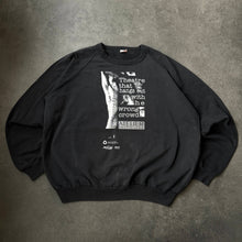 Lade das Bild in den Galerie-Viewer, Vintage 1991 "THEATRE THAT HANGS OUT WITH THE WRONG PEOPLE" French Atelier National Art Centre Sweater (M/L)
