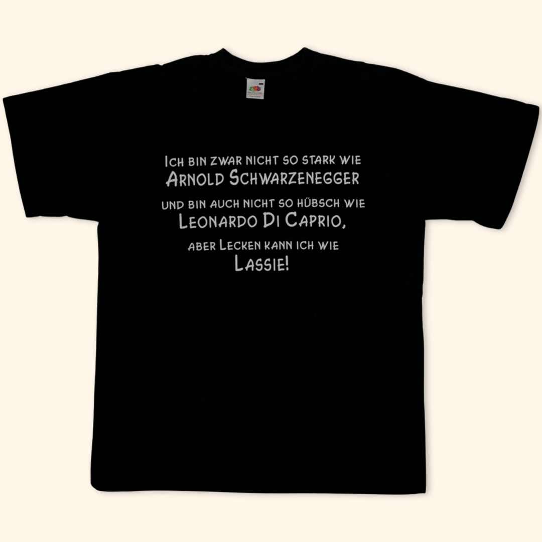 Lecken wie Lassie Trashy Slogan T-Shirt (L)