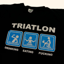 Load image into Gallery viewer, Triatlon Trashy Slogan T-Shirt (S)
