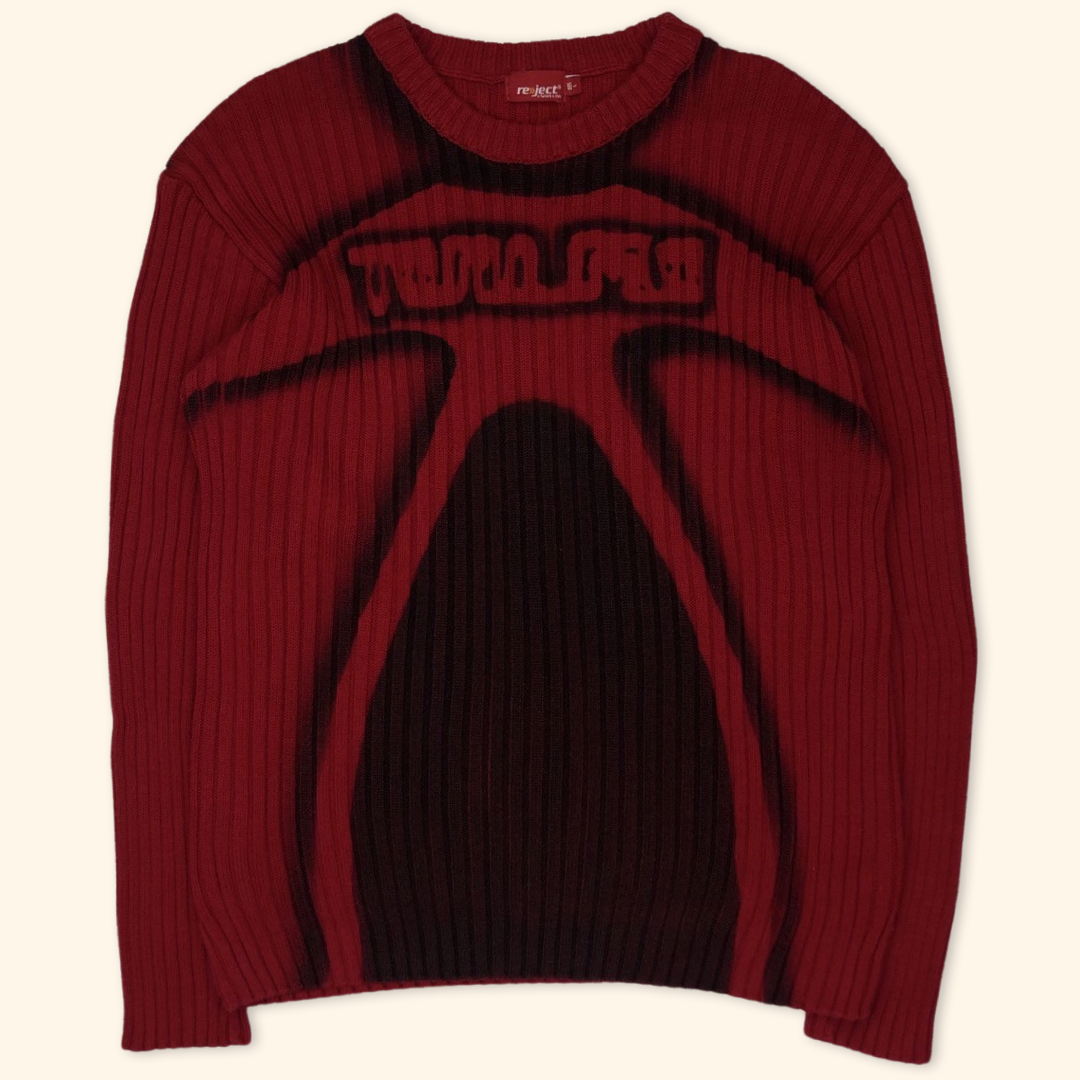 Reject Y2K Ripped Sweater (L)