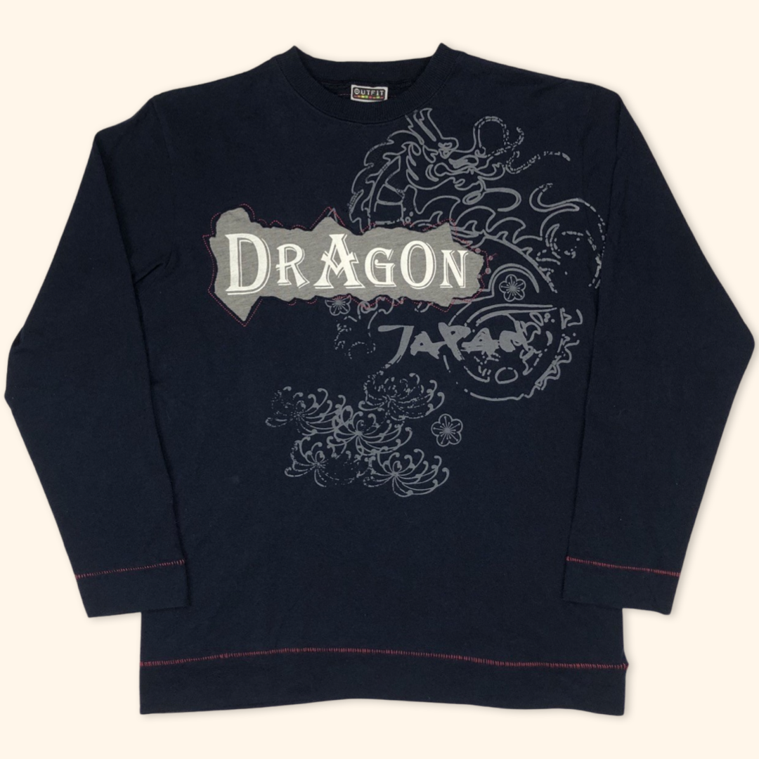 Y2K Japan Dragon Sleeve (S)