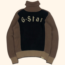 Load image into Gallery viewer, G-Star 2000s Spellout Knitt Turtle Neck Sweater (S)
