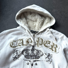 Load image into Gallery viewer, Vintage 2000s Ladies Fur Hood Zipper (L)
