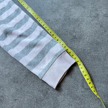 Lade das Bild in den Galerie-Viewer, Pink Grey Striped Ladies Sweat Sleeve (L)
