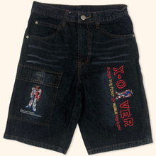 Lade das Bild in den Galerie-Viewer, Y2K Robo Baggy Shorts (XS/XXS)
