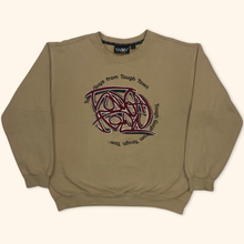 Load image into Gallery viewer, Y2k Embroidered Graffiti Sweater (L)
