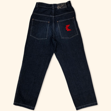 Lade das Bild in den Galerie-Viewer, Karl Kani Embroidered Hip Hop Baggy Jeans (S)
