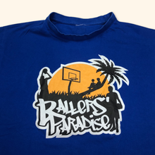 Lade das Bild in den Galerie-Viewer, Ballers Paradise Graffiti Y2K T-Shirt (XS)
