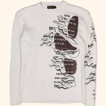 Lade das Bild in den Galerie-Viewer, Ripped Y2K Print Sweater (XL)
