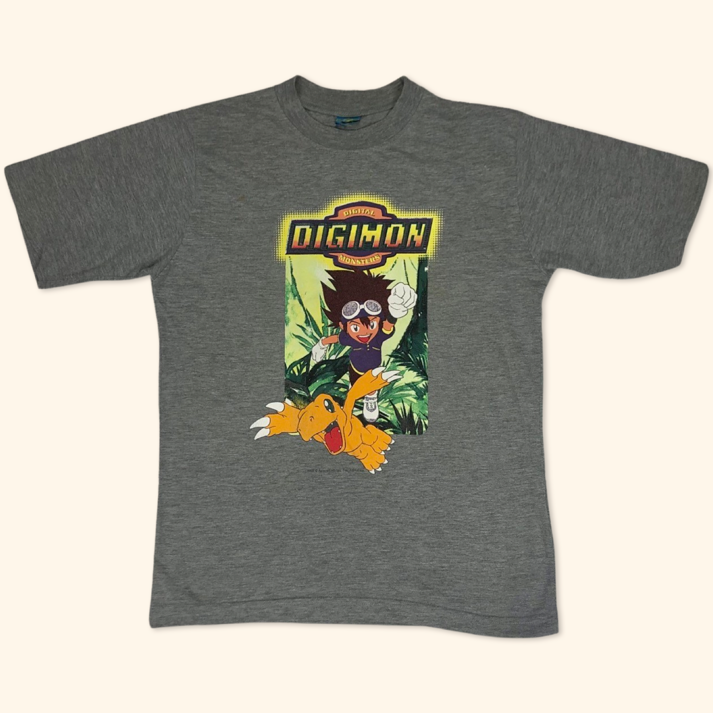 Digimon Vintage 2001 Toei Animation T-Shirt (XS/S)