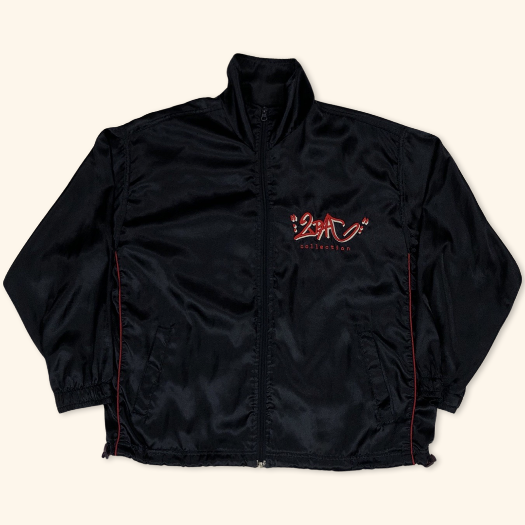 2Pac The Collection Shiny Oversized Track Jacket (S/M)