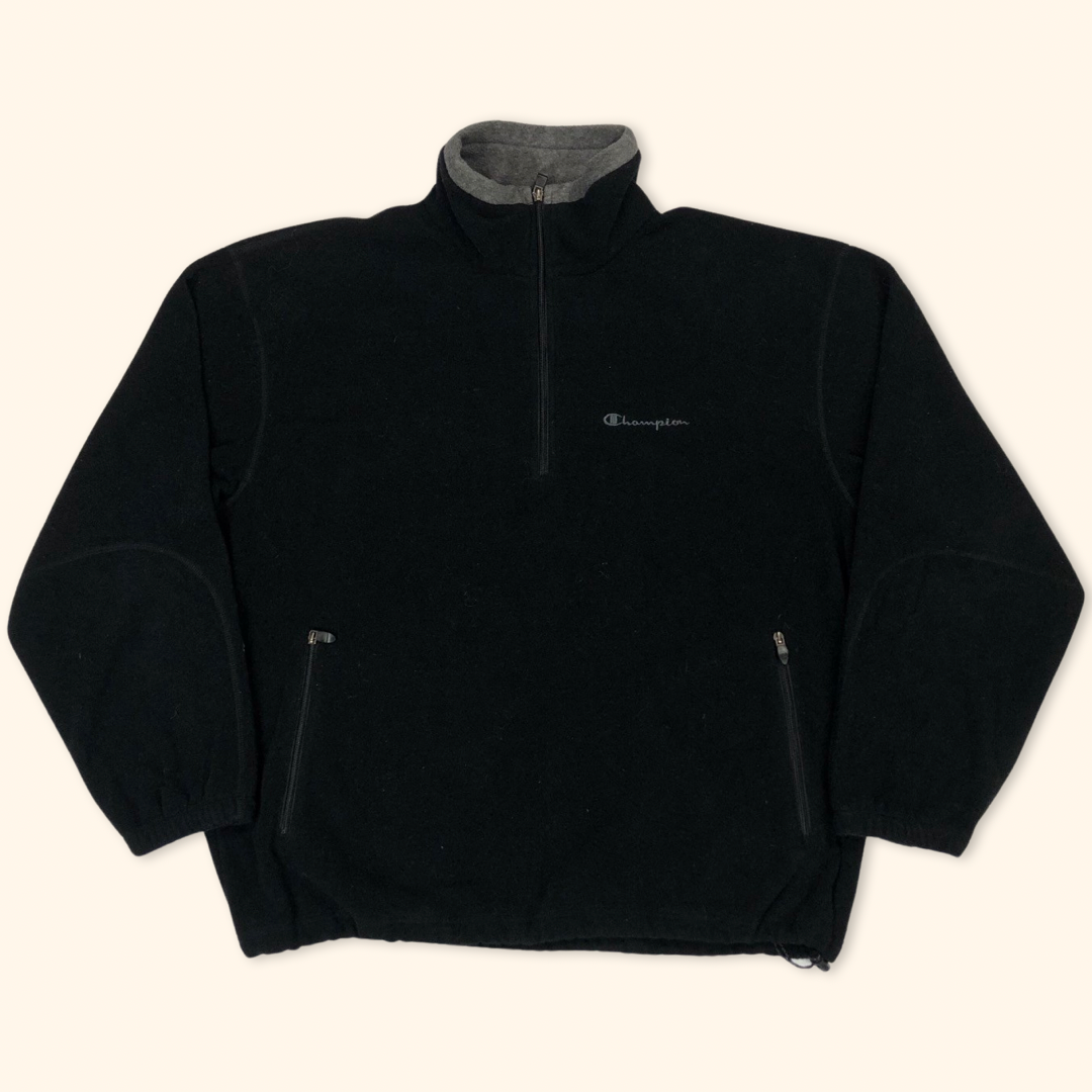 Champion Heavy 1/4 Zip Fleece Sweater (XL)