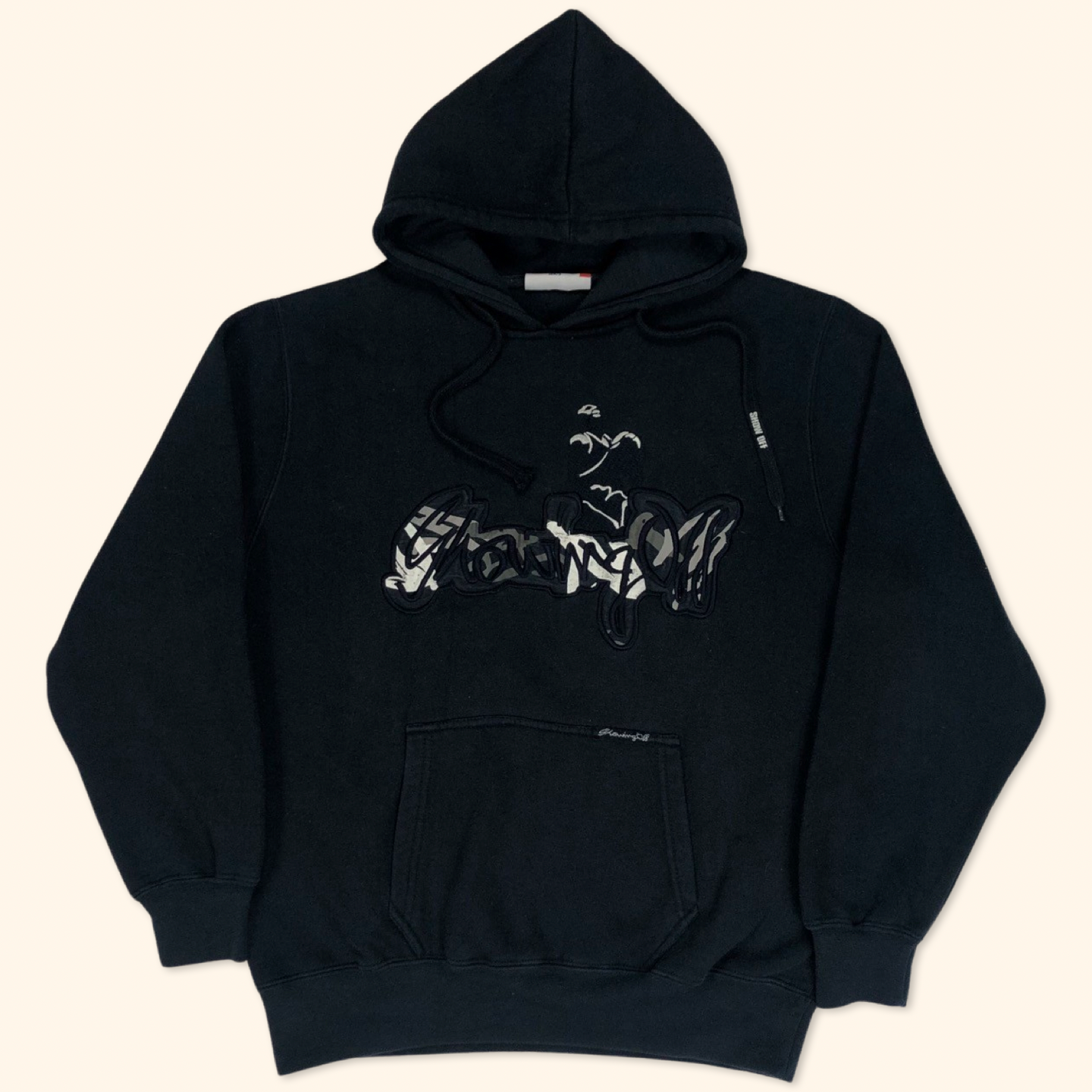 Beat Wear Embroidered Graffiti Hip Hop Hoodie (XS)