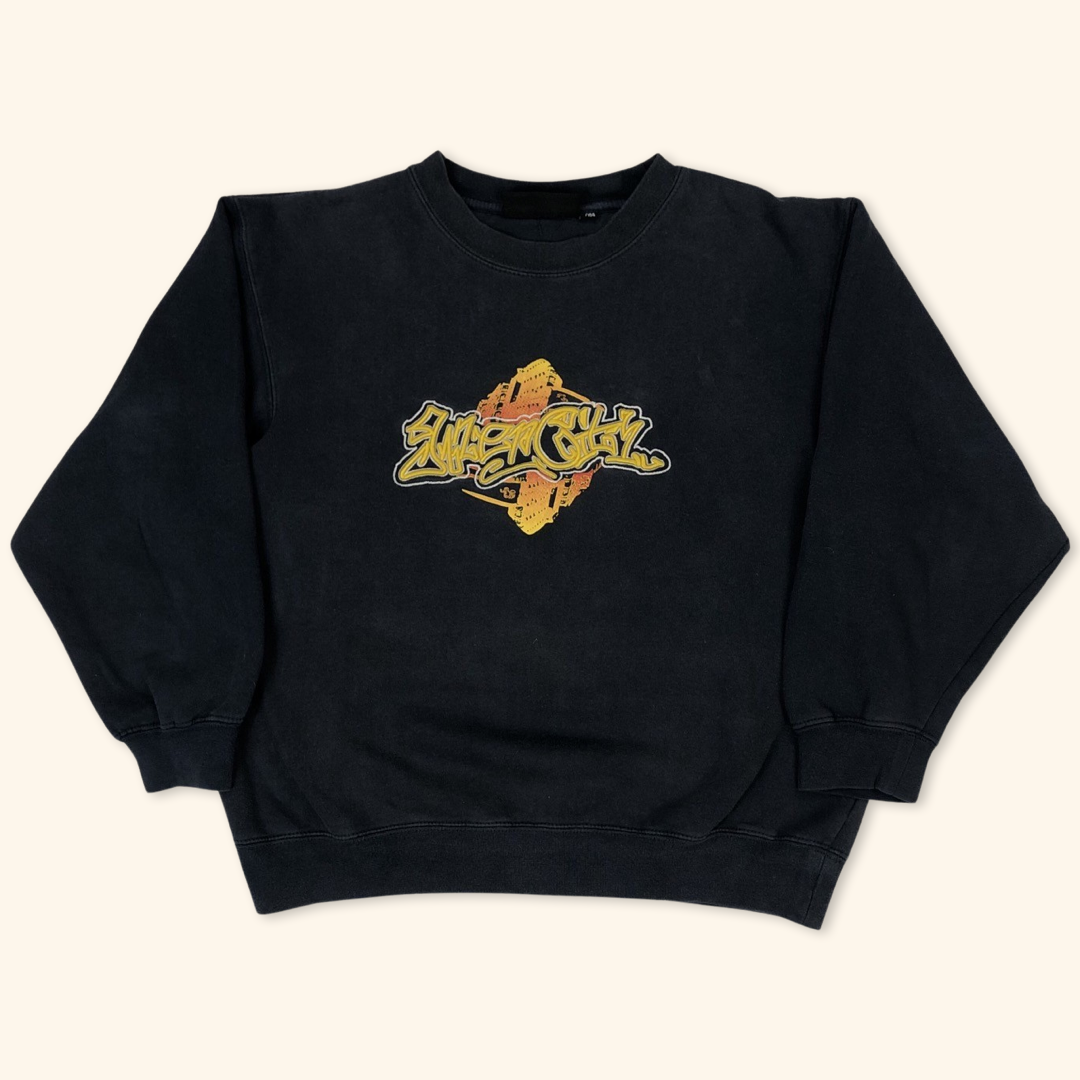 Y2k 00s Graffiti Sweater (XS/S)