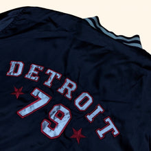 Load image into Gallery viewer, Vintage Embroidered Detroit Bomber Oversized Jacket (XS)
