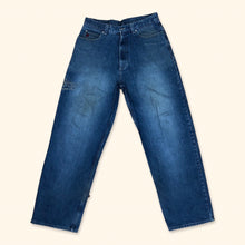 Load image into Gallery viewer, Johnny Blaze The Worriors Embroidered Baggy Jeans (XL)
