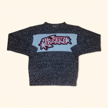 Load image into Gallery viewer, Y2K Dognose Knitted Graffiti Sweater (XS)
