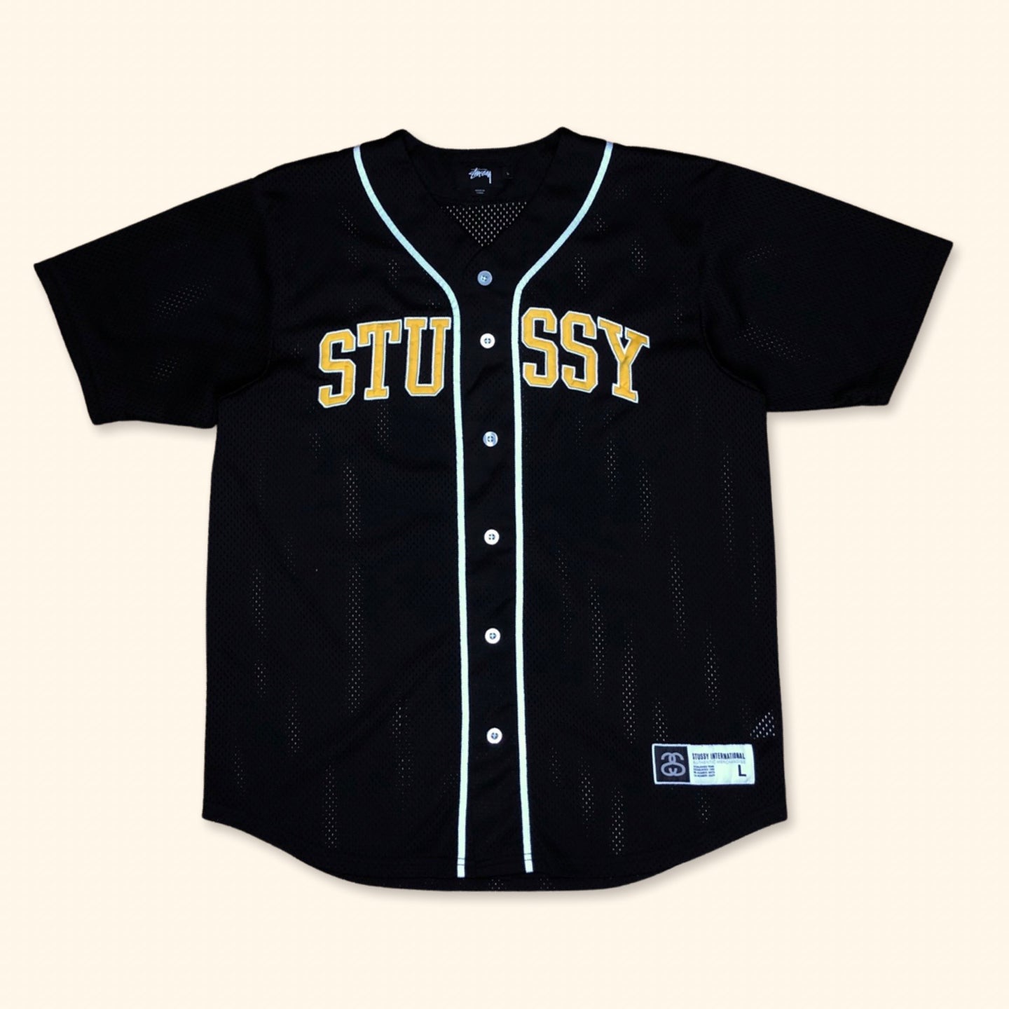 Stüssy Embroidered Baseball Shirt (L)