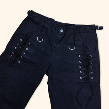 Load image into Gallery viewer, Y2K Techno Bootleg Jeans (M)
