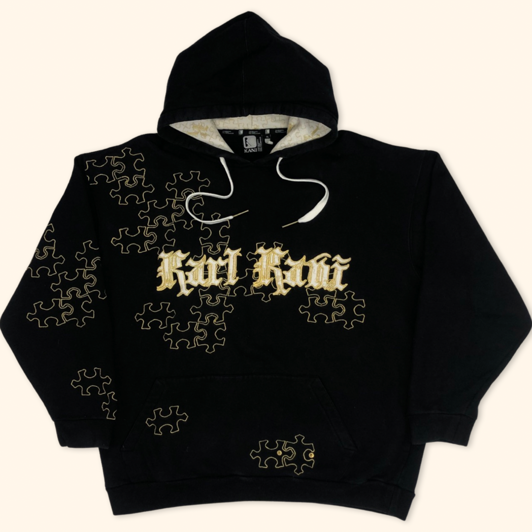 Karl Kani Heavy Cotton Embroidered Hip Hop Hoodie (XL)