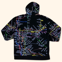 Load image into Gallery viewer, Pre 9/11 World Trade Center Vintage New York Subway Line All Over Print Zipper (XXL)
