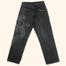 Lade das Bild in den Galerie-Viewer, Vokal Embroidered Hip Hop Baggy Jeans (L/XL)
